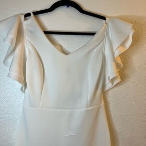 Beautiful chic white dress